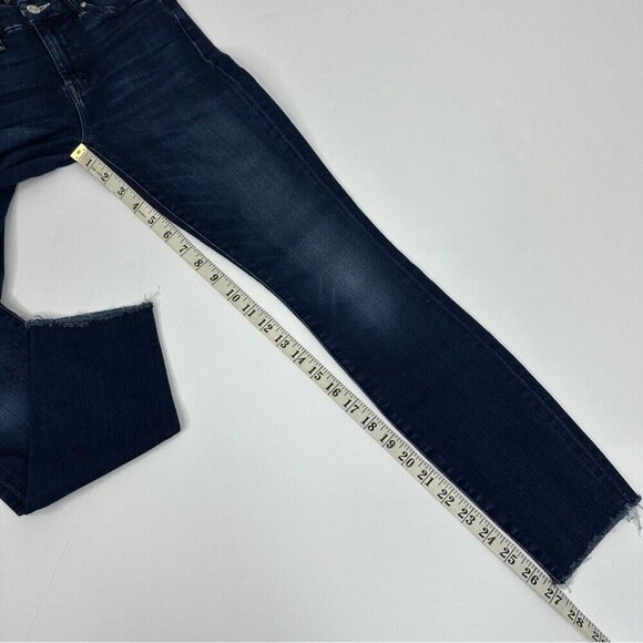 Mother Denim Women’s Looker Ankle Fray Tonge and Chic Designer Jeans W24-26/L26 - Picture 10 of 11
